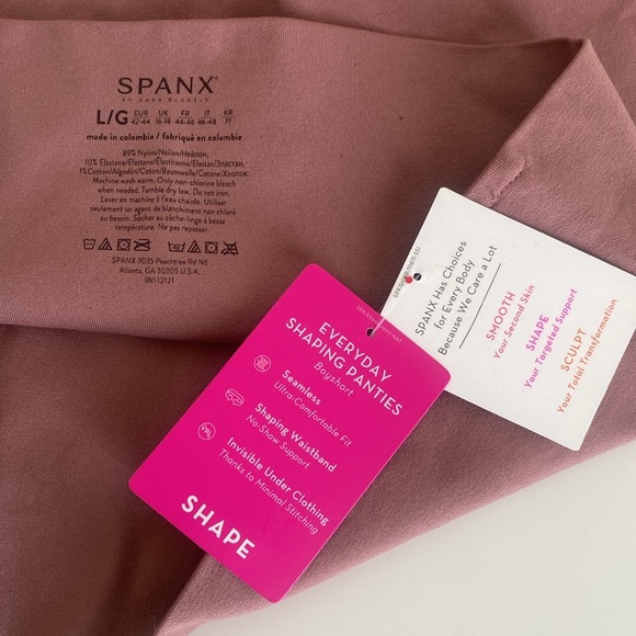 SPANX Body Set Bralette Size M & Boyshorts Size L NWT Plum Color - Picture 8 of 9
